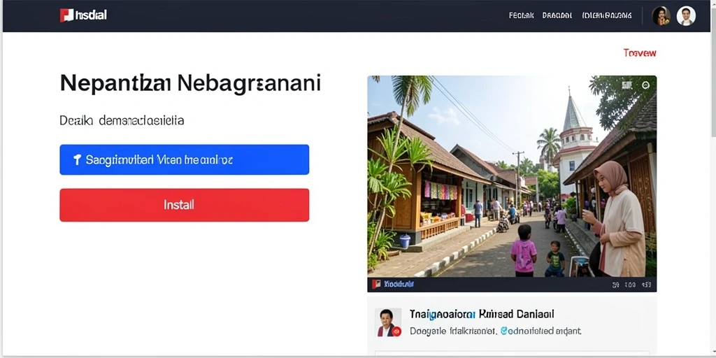 Tampilan menu utama yang intuitif dan mudah dinavigasi.