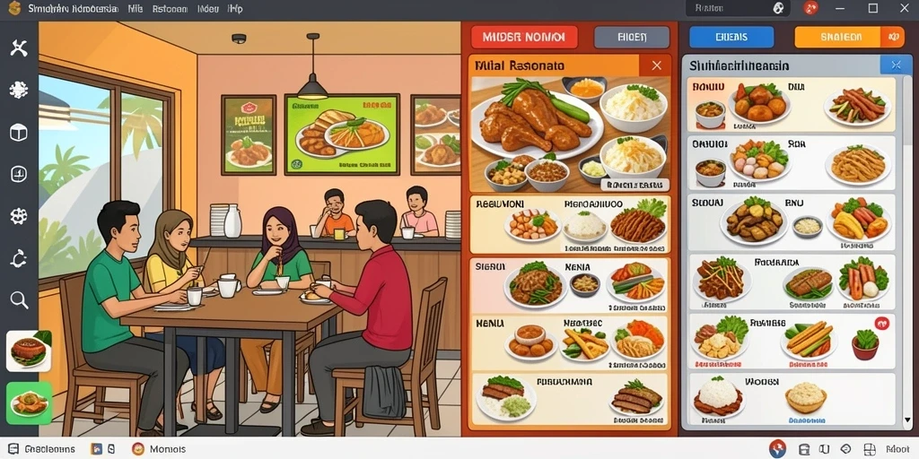 Antarmuka sederhana yang memudahkan navigasi.