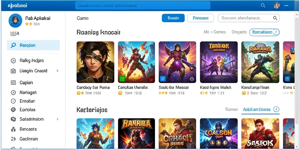 Tampilan antarmuka game yang bersih dan mudah digunakan.
