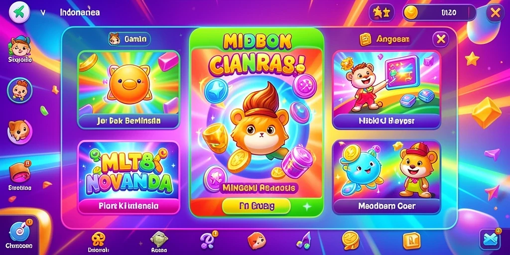 Tampilan utama ORMASSTOTO dengan menu interaktif.