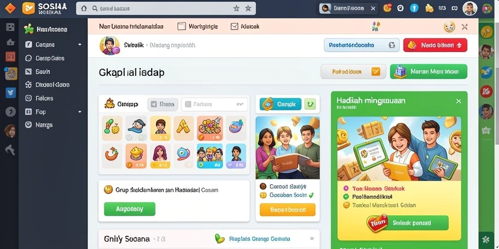 Tampilan antarmuka yang menarik dan mudah digunakan.