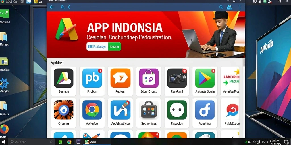 Tampilan antarmuka yang cerah dan menarik.