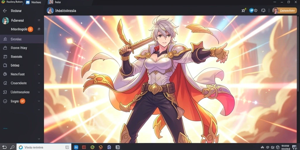 Tangkapan layar gameplay yang menunjukkan karakter utama beraksi.