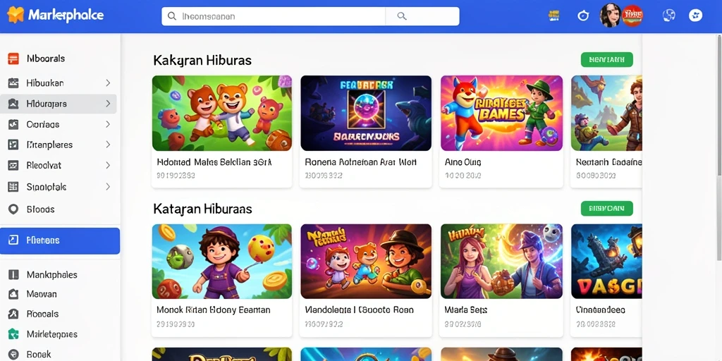 Tampilan antarmuka yang modern dan menarik.