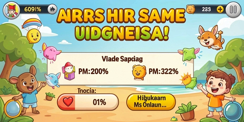 Tampilan menu utama yang menarik.
